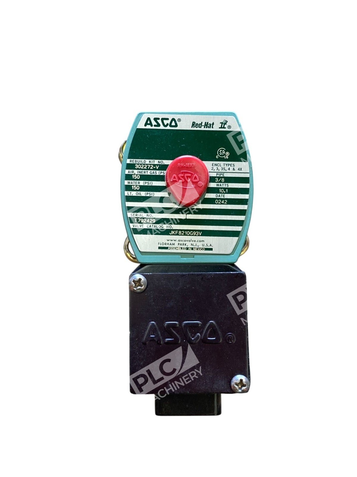 ASCO 120/60 MX140 3/8 2W T 792429 Red-Hat II Valve JKF8210G93V - Image 8