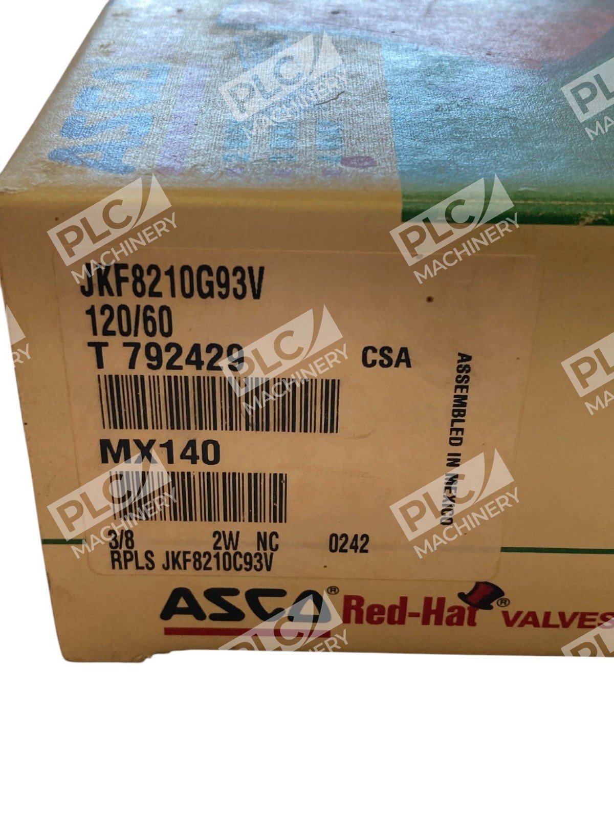 ASCO 120/60 MX140 3/8 2W T 792429 Red-Hat II Valve JKF8210G93V - Image 4