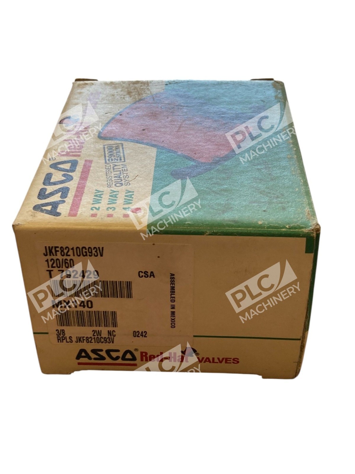 ASCO 120/60 MX140 3/8 2W T 792429 Red-Hat II Valve JKF8210G93V - Image 3