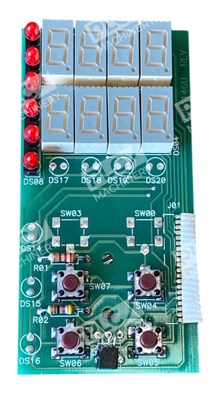 Unbranded 785A146U - 560A116U01 8 Digit Digital Counter Circuit Board 785A146U