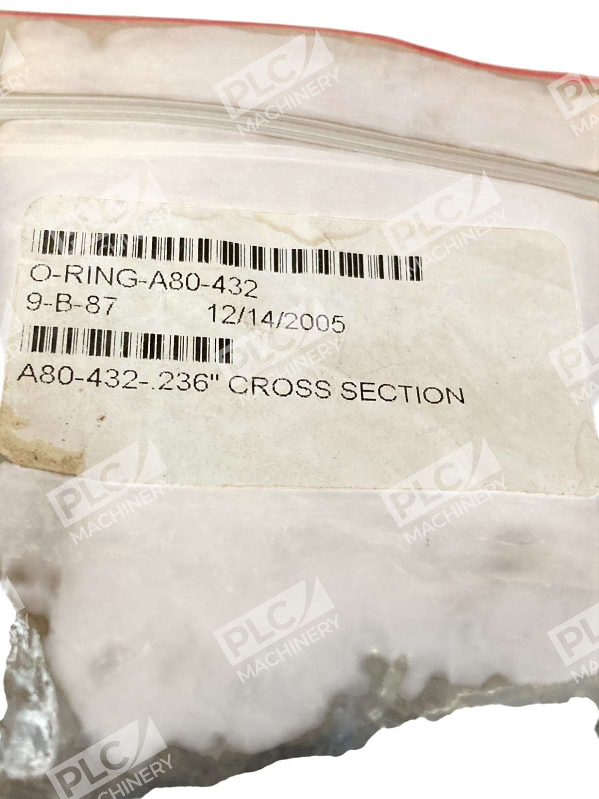 AS568 0.236" 11/40" Cross Section O-Ring A80-432 (Bag of 15) - Image 4