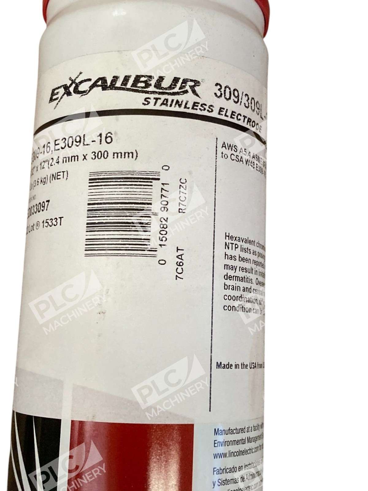 Lincoln Excalibur 3/32X12" 8lb E309-16 309/309L-16 Stainless Electrode E309L-16 - Image 7