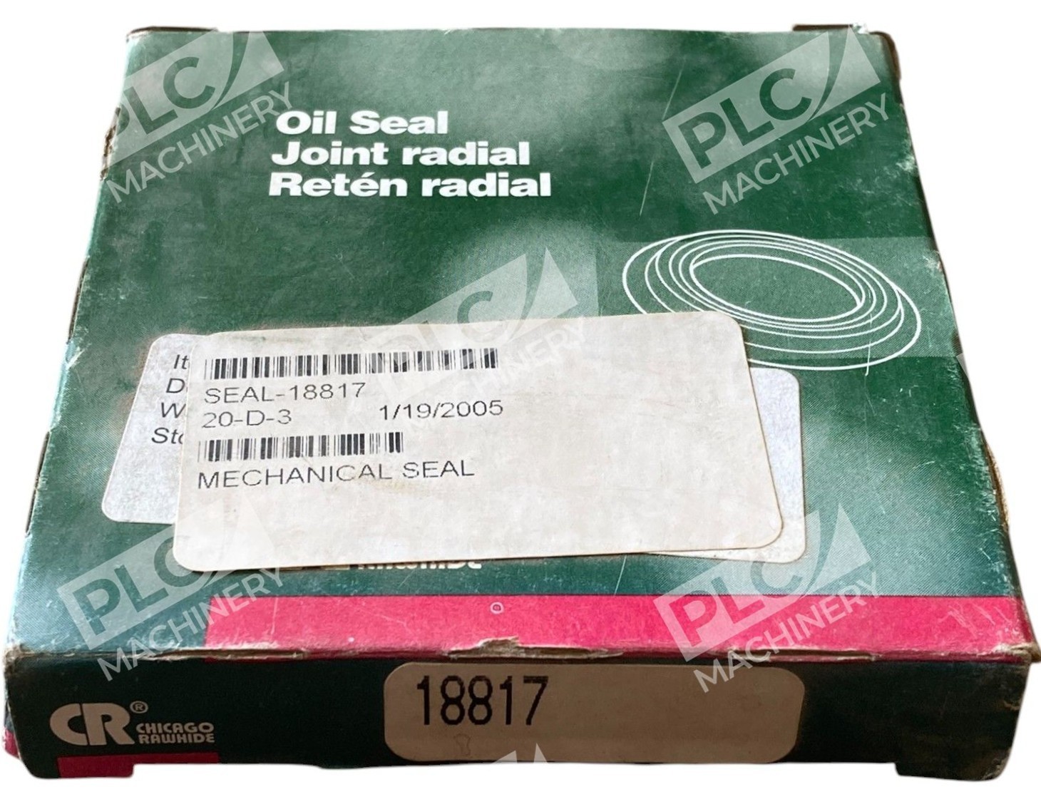 CR 18817 - CR Chicago Rawhide CR-18817 Joint Radial Oil Seal 18817 (lot