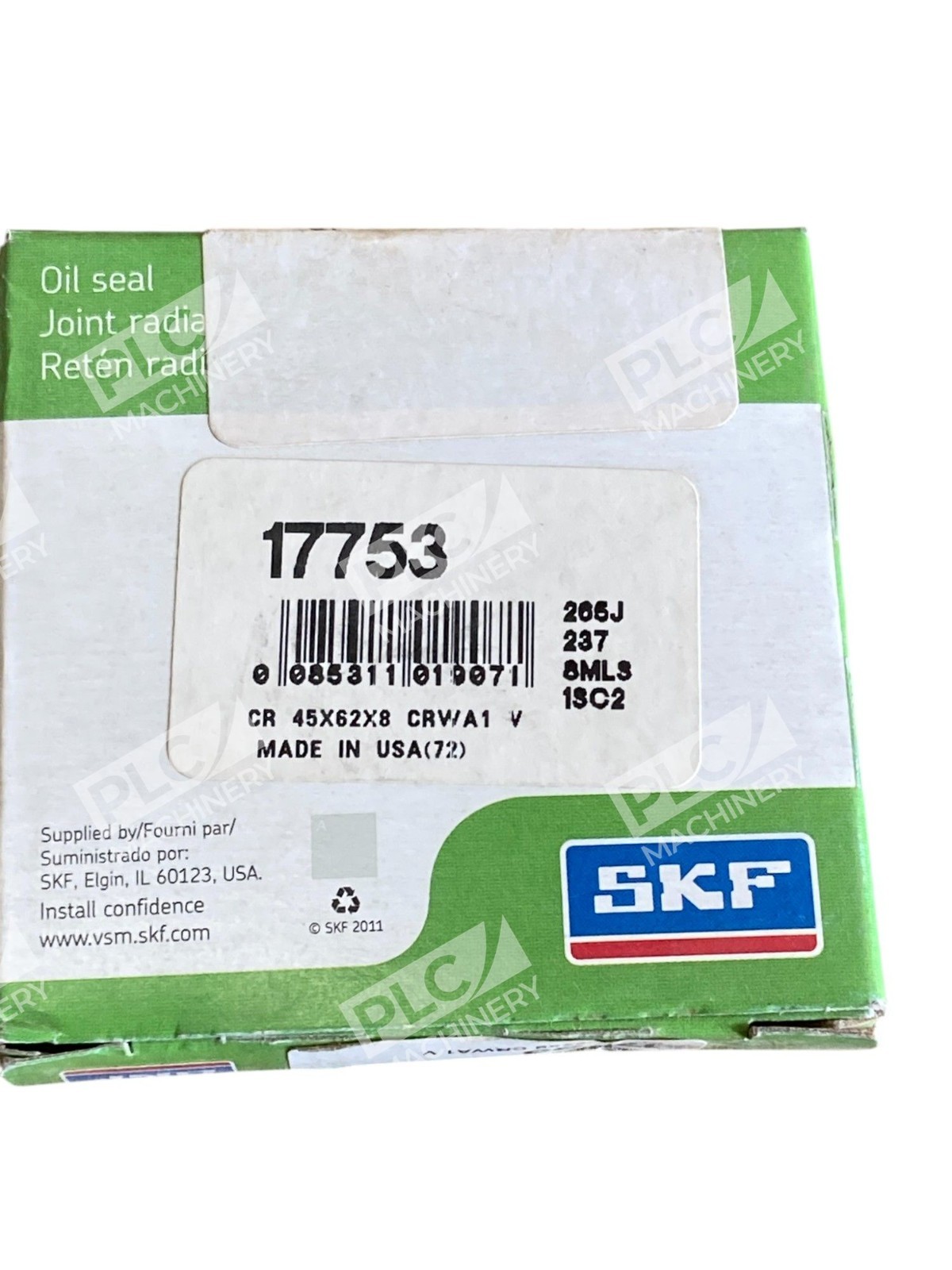SKF CR 45X62X8 CRWA1 V Oil Seal 17753 - Image 5