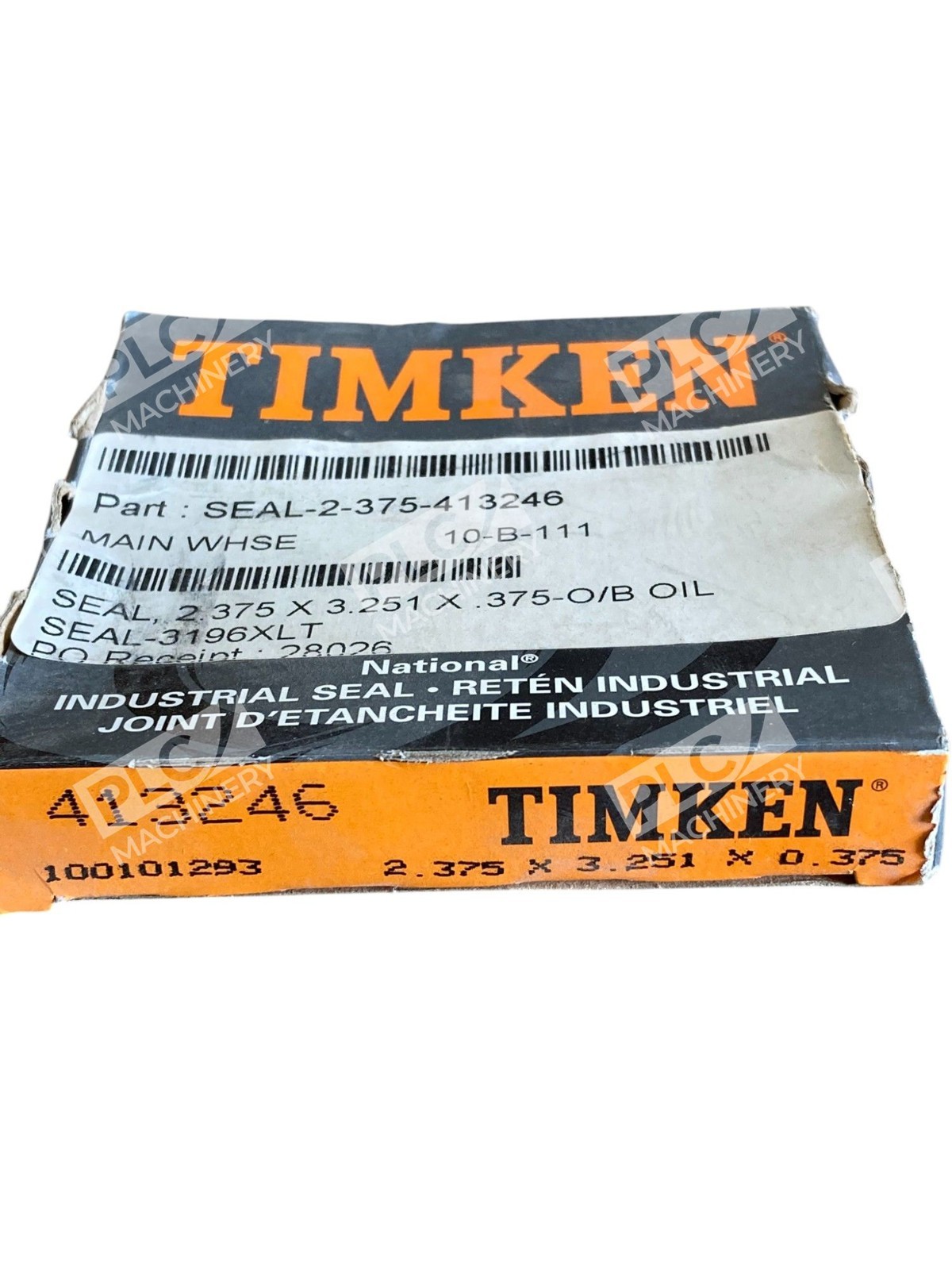Timken National 2.375X3.251X0.375 Industrial Seal 413246 - Image 4