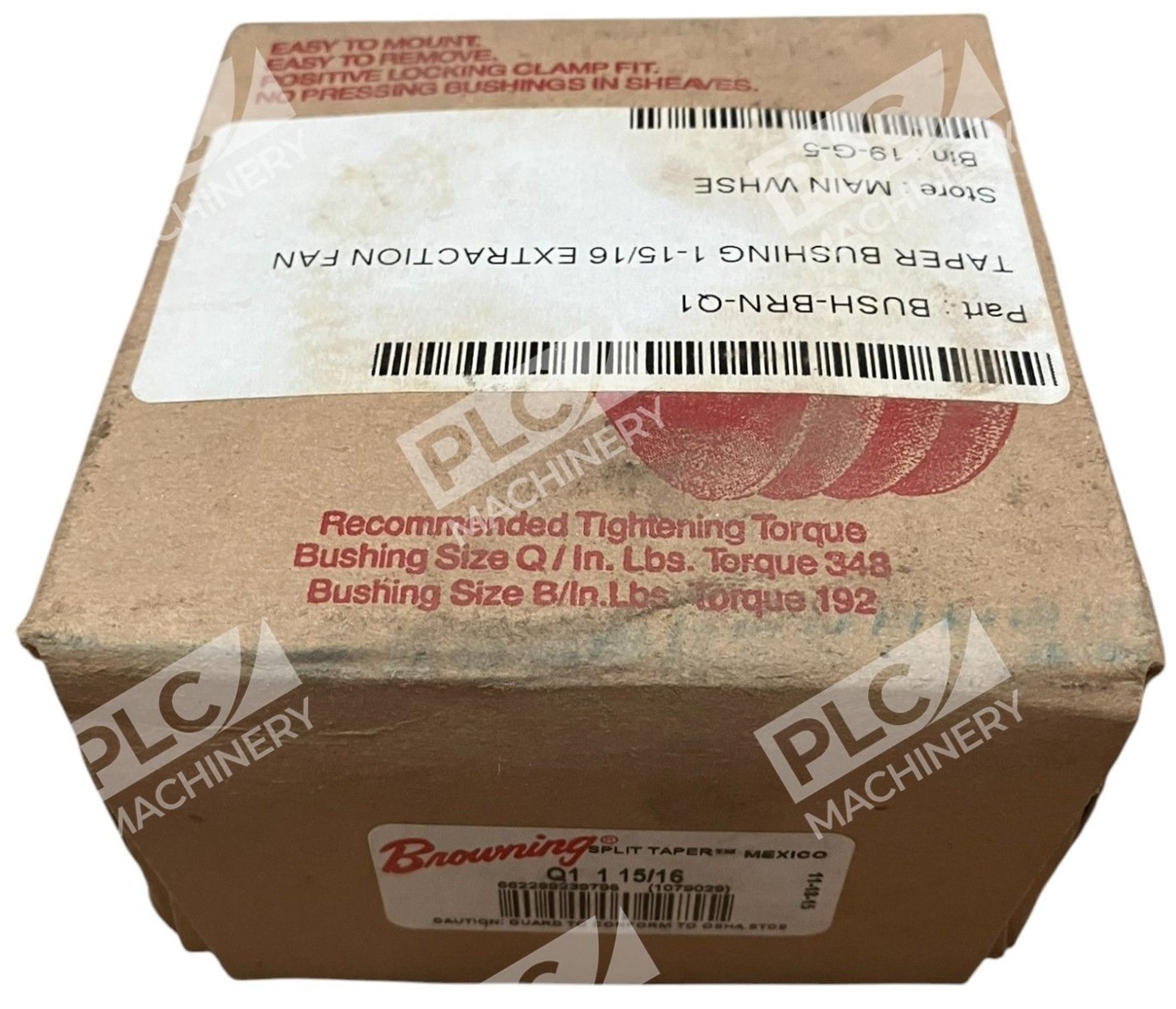 Browning Q1 1 15/16 - Browning Q1-1-15/16 Split Taper Bushing Q1 1 15/16