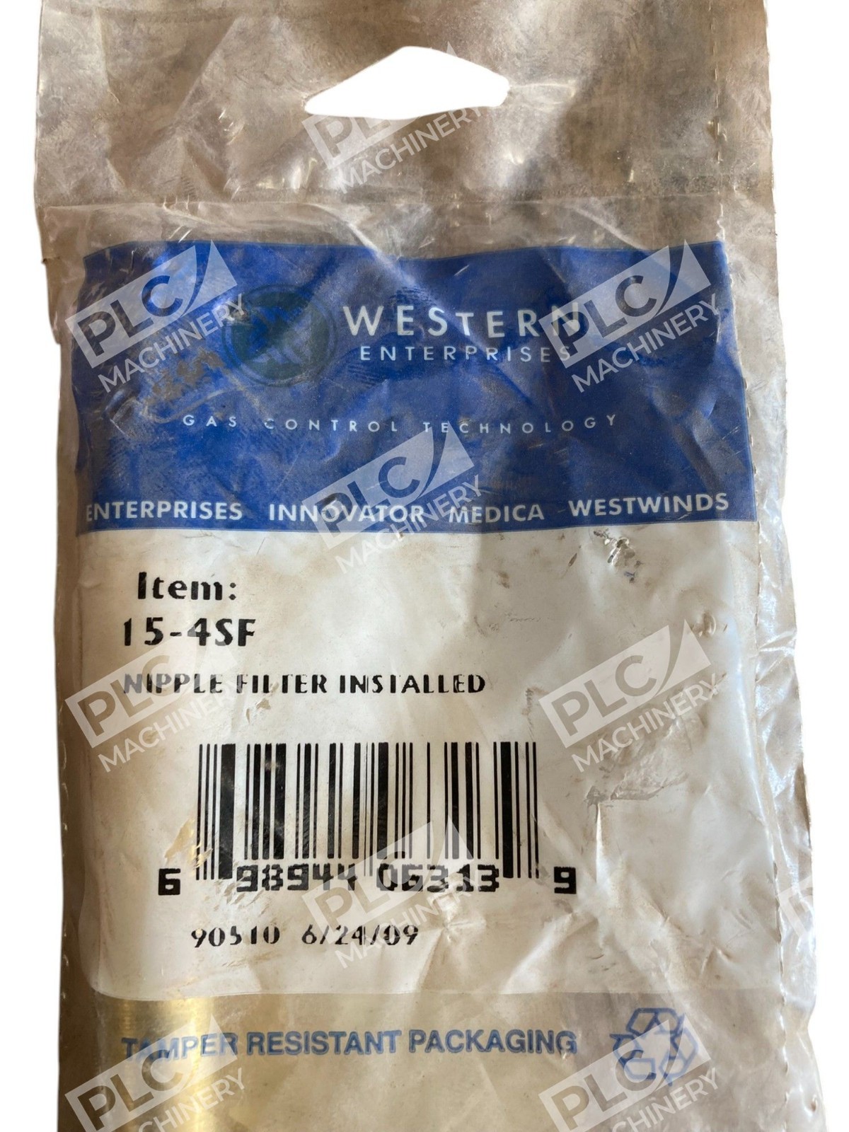 Western Enterprises Gas Control Technology Nipple Filter Installed 15-4SF - Image 3