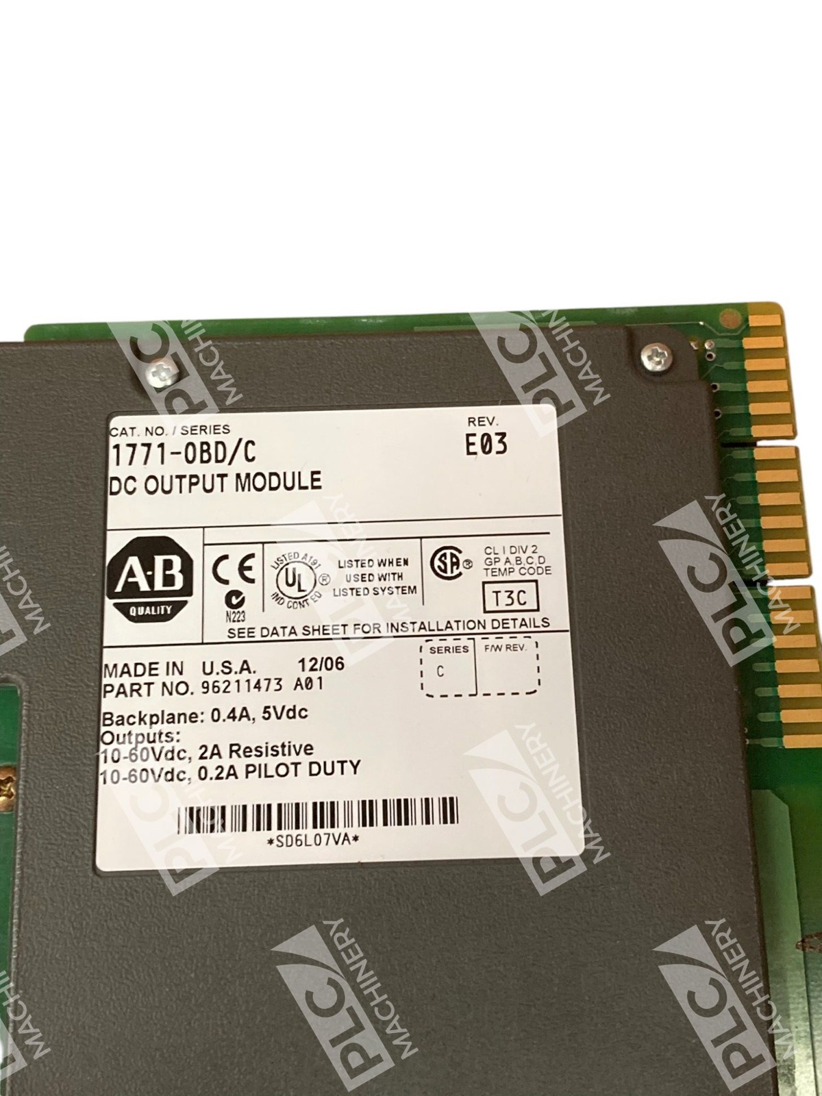 Allen Bradley AB 96211473 DC Output Module 1771-OBD /C - Image 9