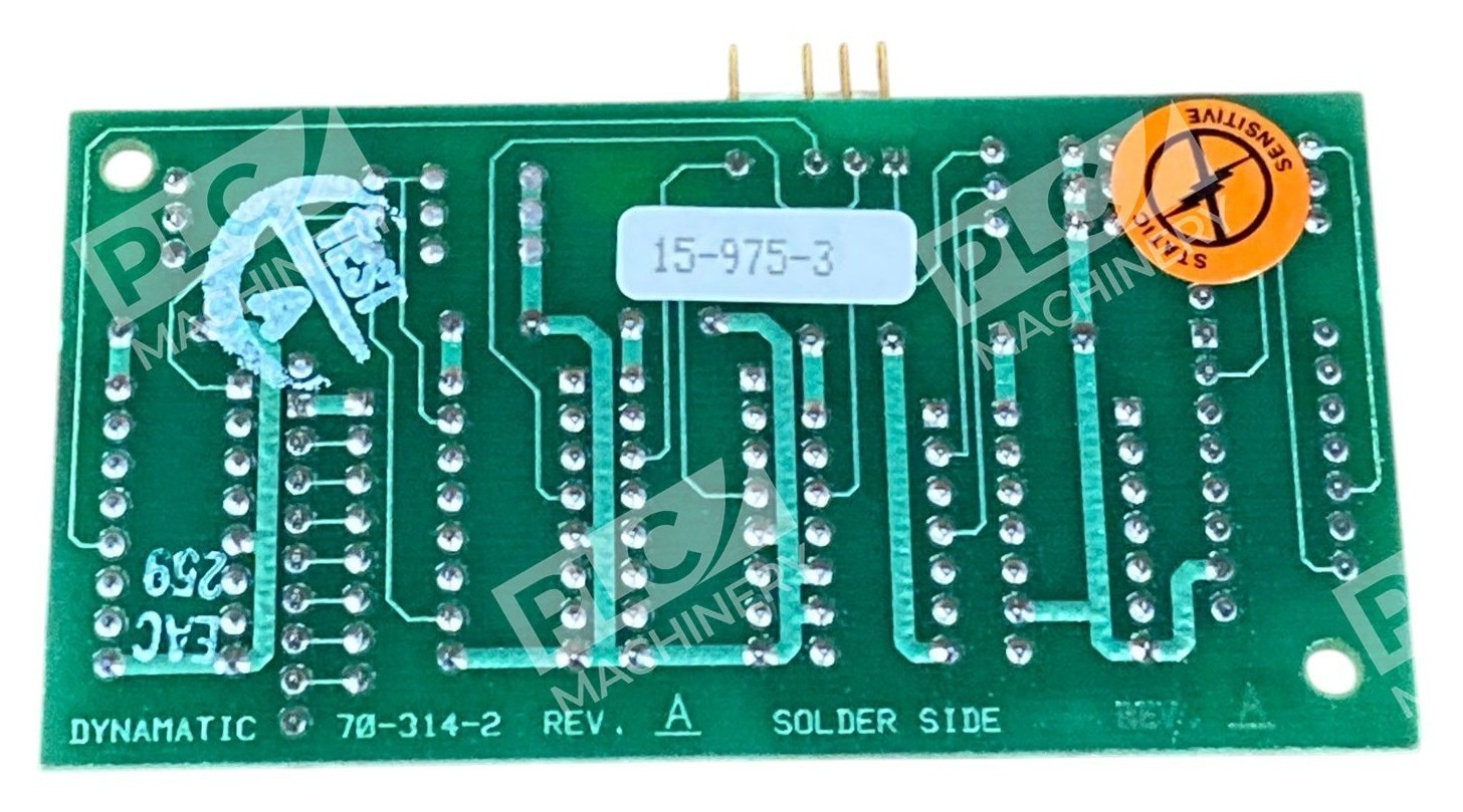 Dynamatic 70-314-2 Rev A P-0D Circuit Board 15-975-2 - Image 5