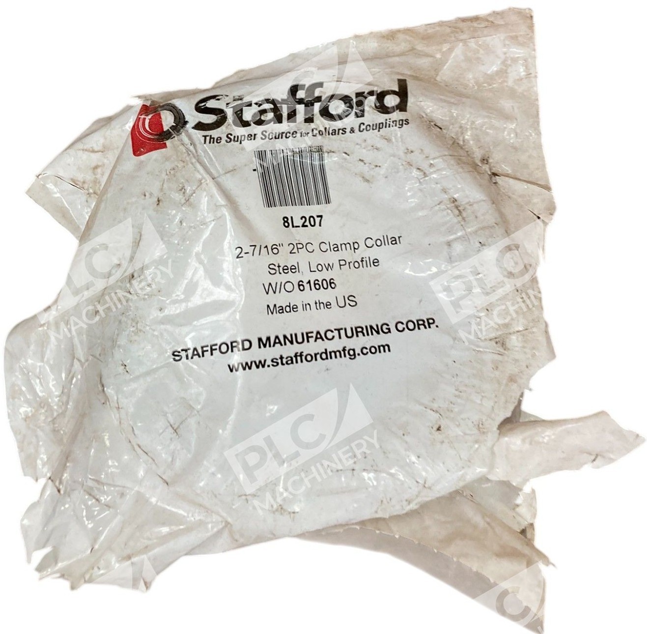 Stafford 2-7/16" 2PC Clamp Collar 8L207 - Image 2