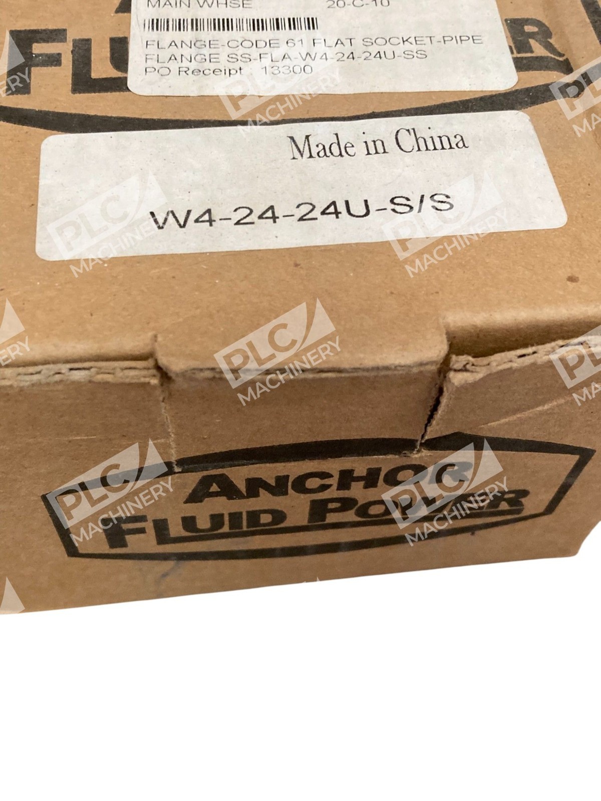 AFP Anchor Fluid Power Flat Socket Weld Pipe Flange W4-24-24U-S/S - Image 3
