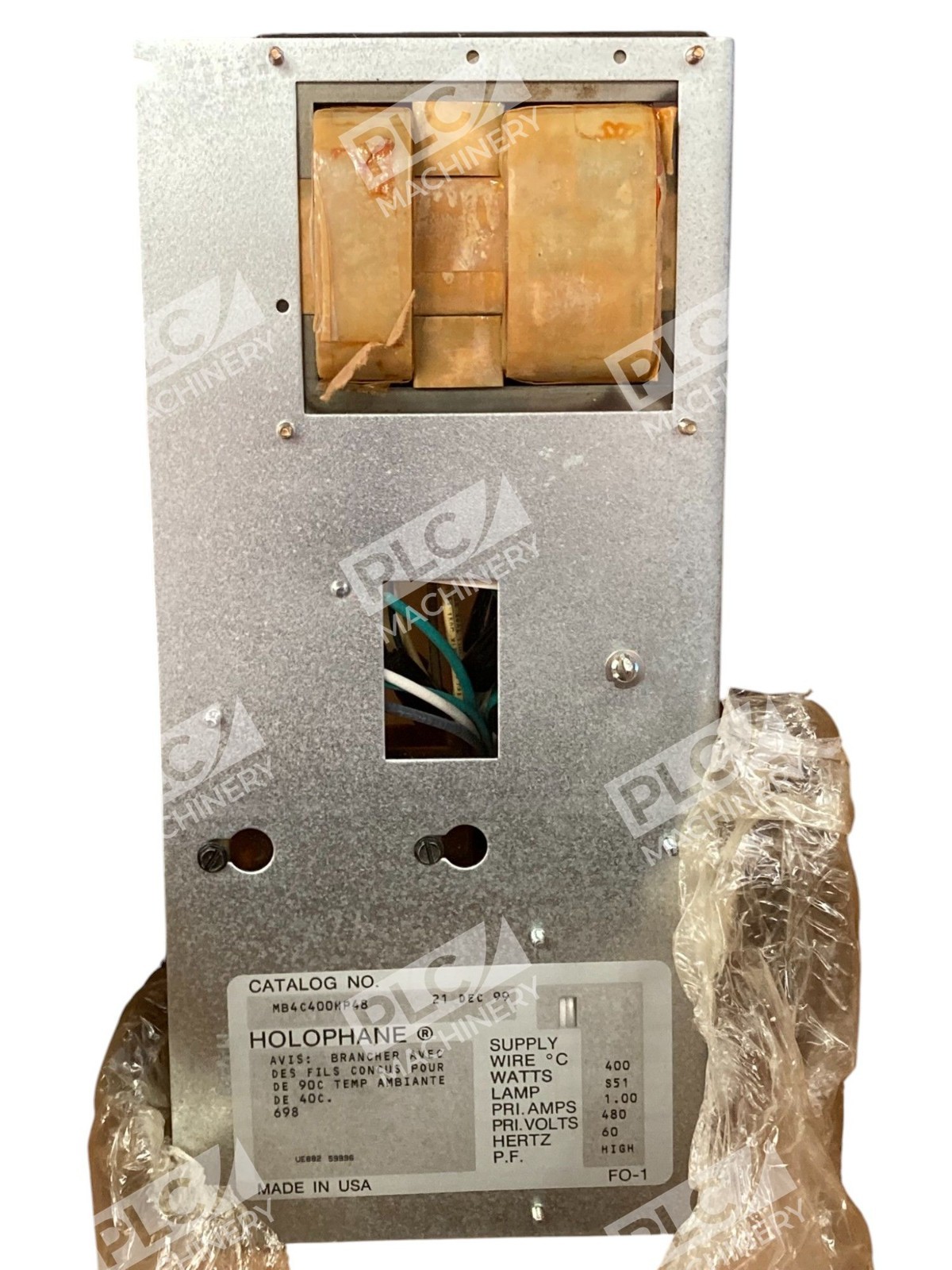 Holophane HL Series B 400W S51 Lamp LBF2-5024 Ballast Assembly MB4C400HP48 - Image 8