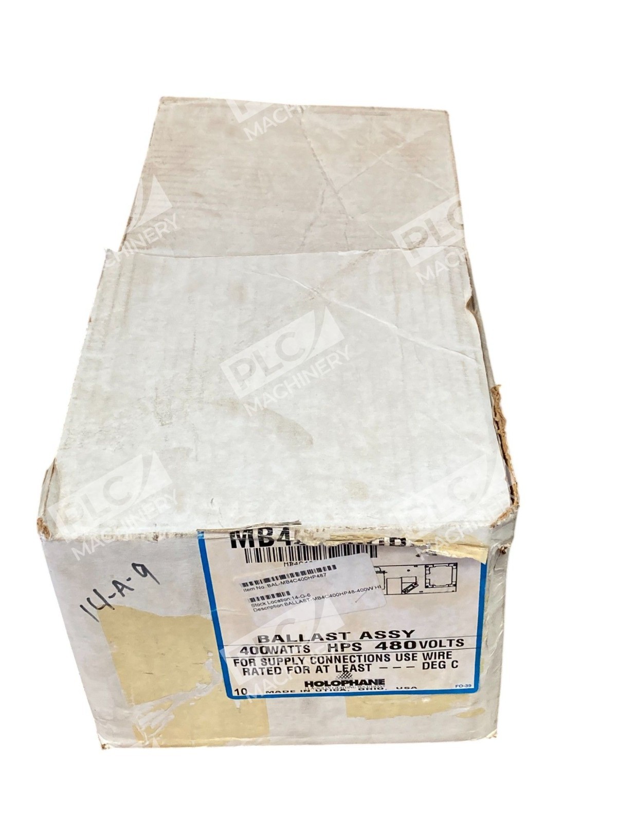 Holophane HL Series B 400W S51 Lamp LBF2-5024 Ballast Assembly MB4C400HP48 - Image 10