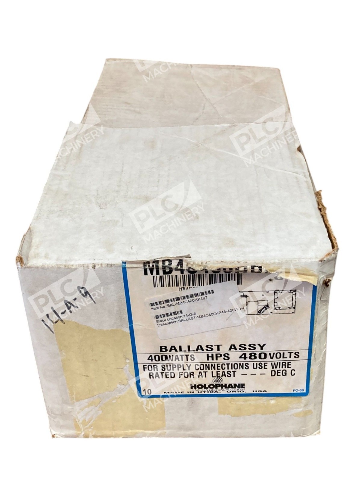 Holophane HL Series B 400W S51 Lamp LBF2-5024 Ballast Assembly MB4C400HP48 - Image 2