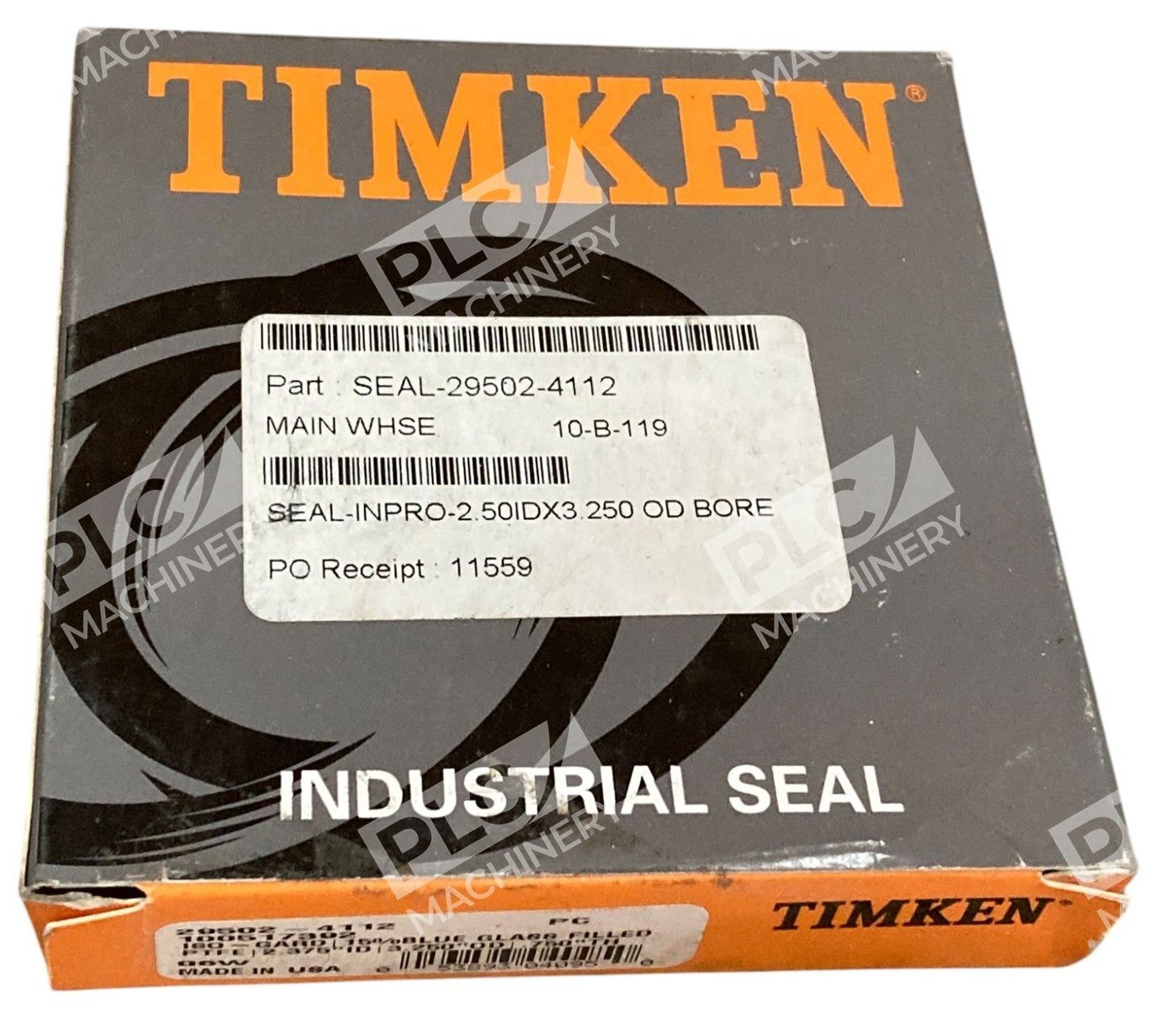 Timken 100517392 PTFE 2.375"ID 3.250"OD 0.750"TH Industrial Seal 29502-4112 - Image 3