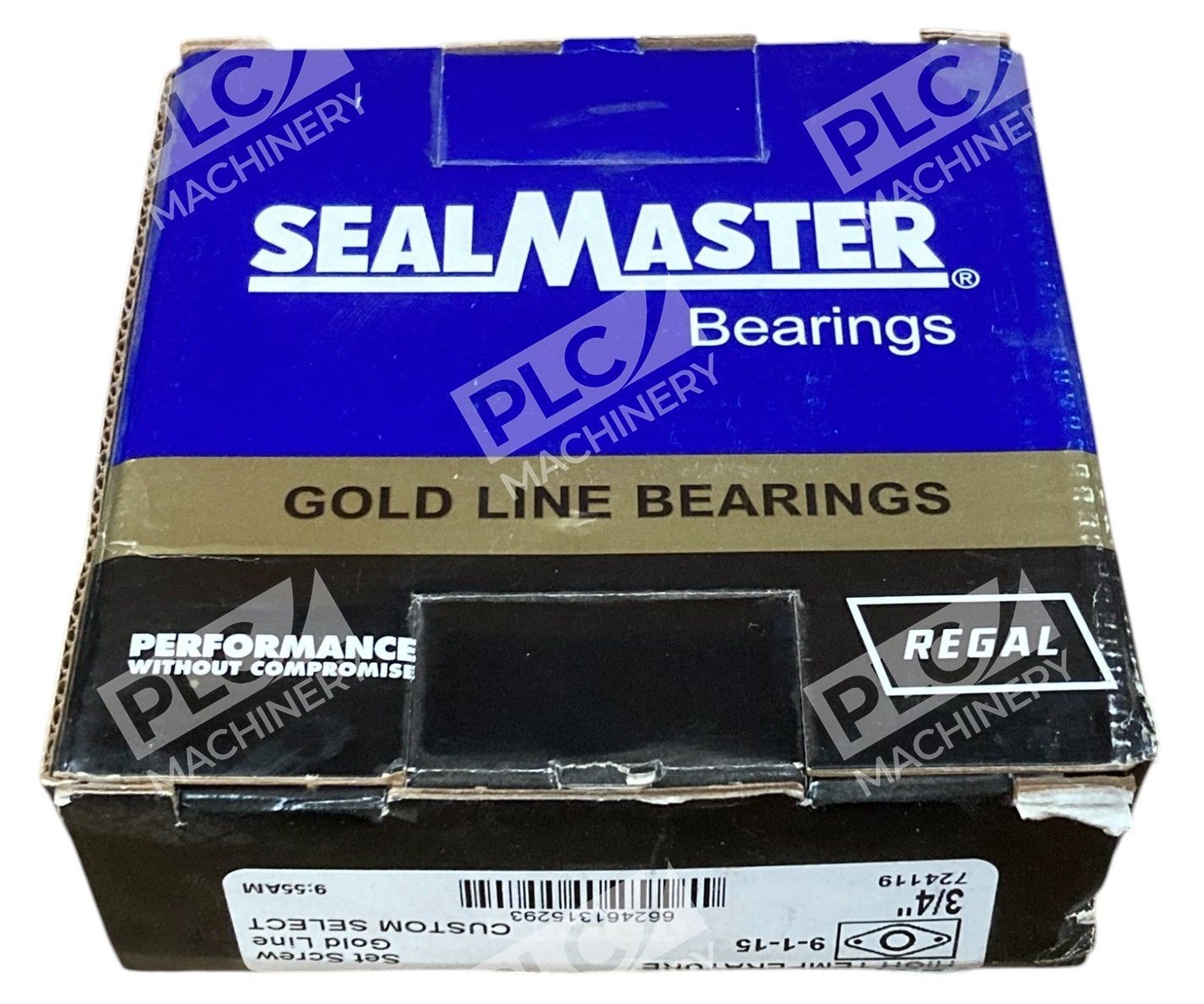 SealMaster SFT-12 HT - SealMaster 3/4" 724119 Regal Set Screw Gold Line Bearing SFT