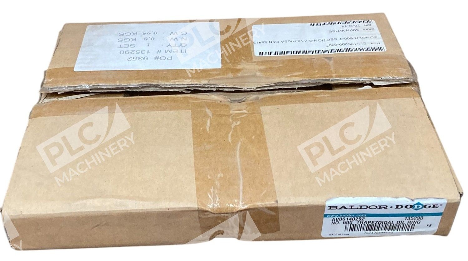 Dodge 135290 - Dodge Baldor AV06140292 No 600 Trapezoidal Oil Ring 135290