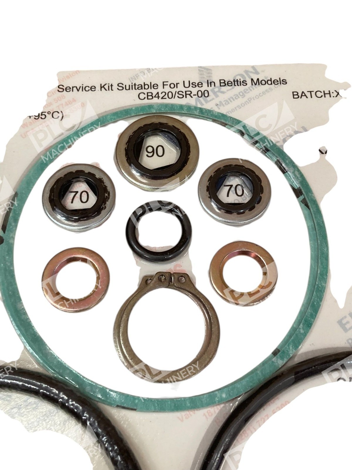 Bettis Emerson CB420/SR-00 Service Kit 038494 - Image 9