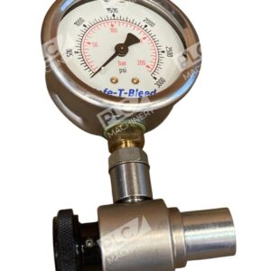 Safe-T-Bleed STB-PCA-3000 - Safe-T-Bleed 0-3000PSI 0-200BAR Pressure Check Assembly STB-