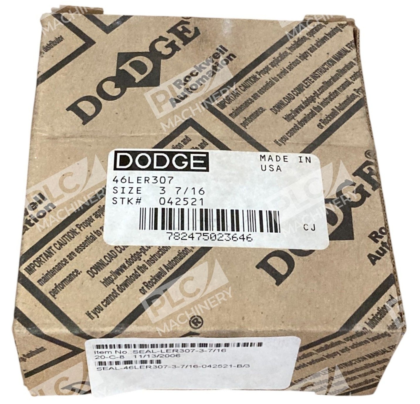 Dodge Rockwell 3-7/16" 46LER307 Seal Ring 042521 - Image 2