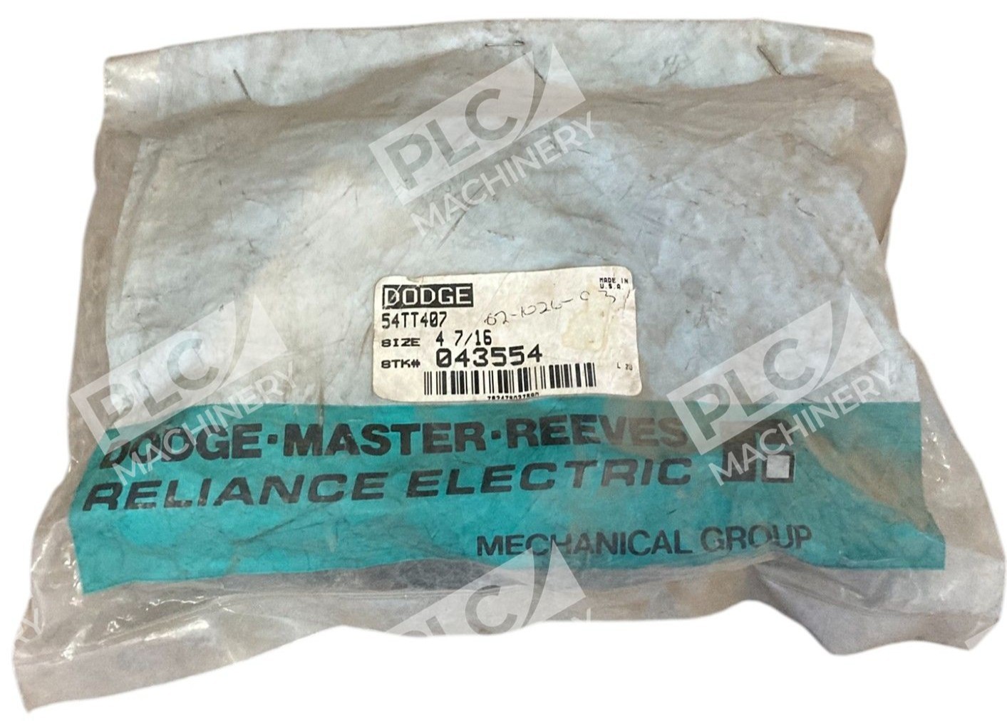 Dodge 43554 - Dodge Reliance Electric Master Reeves 4-7/16" 54TT407 Seal K
