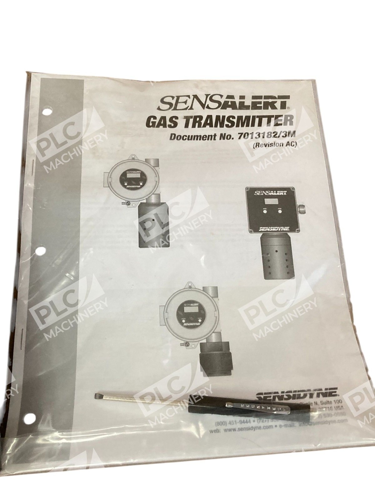 Sensidyne Hubbell Killark SensAlert Transmitter Gas Detector HKB-GLC - Image 9