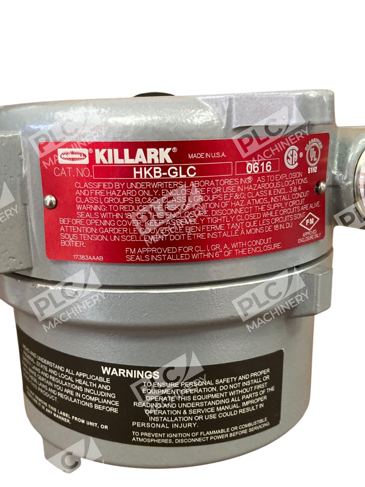 Sensidyne Hubbell Killark SensAlert Transmitter Gas Detector HKB-GLC - Image 8