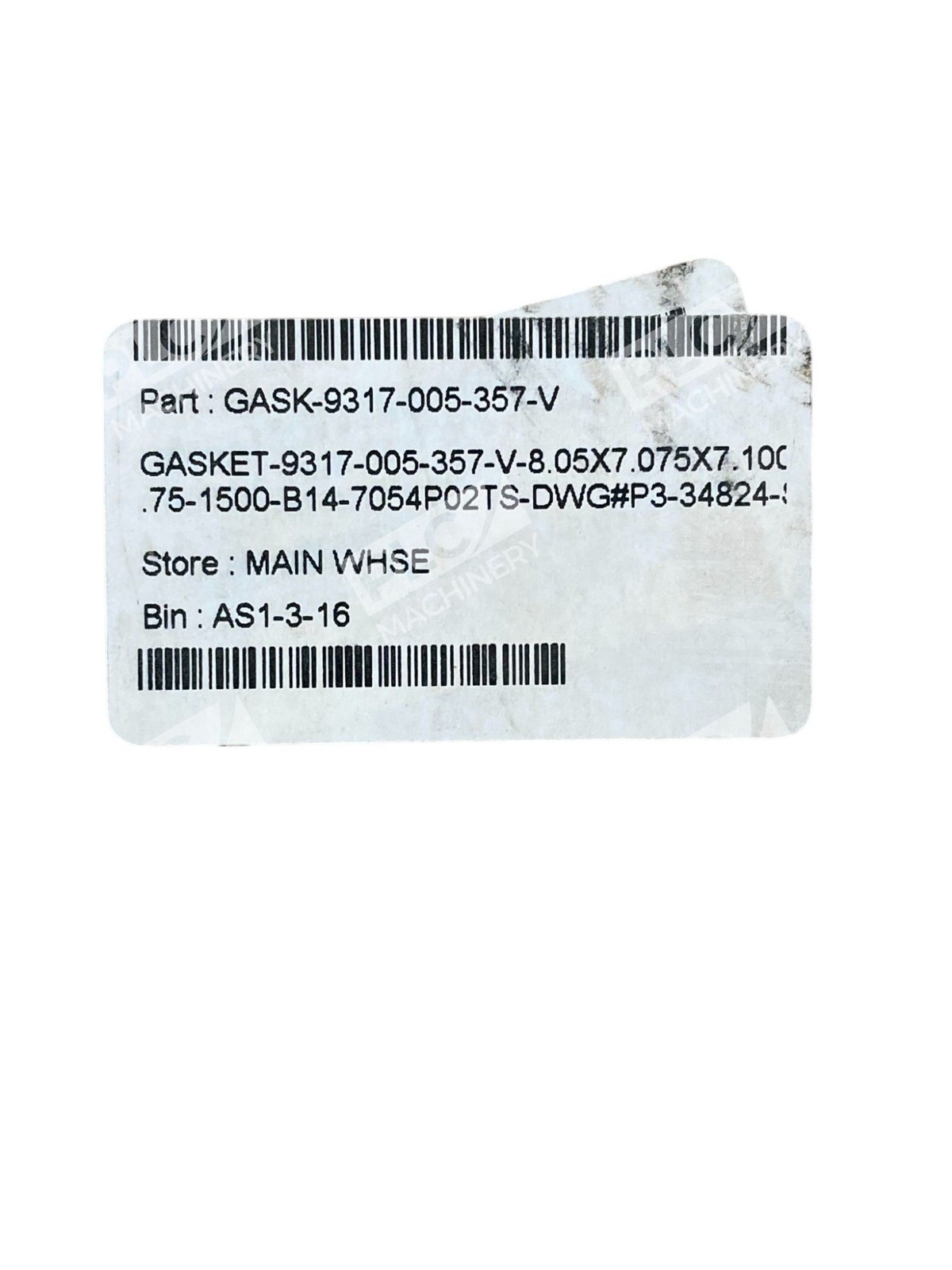 9317-005-357-V - Velan - 8.05X7.075X7.100 B14-7054P02TS Gasket - Image 9