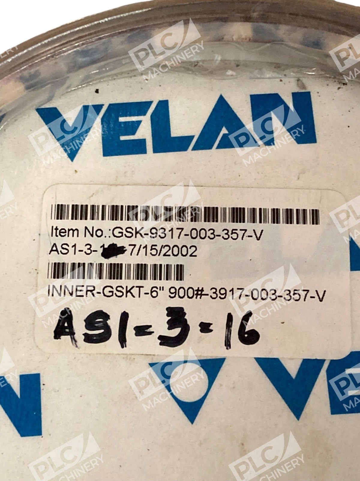 Velan 900#-9317-003-357-V 6" Inner Gasket 9317-003-357 - Image 5