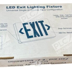 Mule MXBRU - Mule Single or Double Face Red Letter W/ Battery LED Exit Li