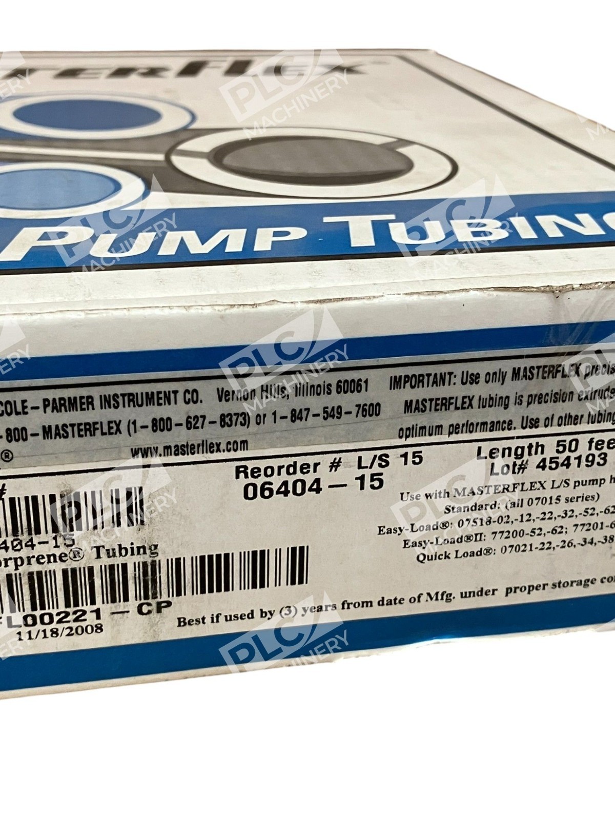 Cole Parmer Masterflex L/S 15 50Ft Norprene Tubing 06404-15 - Image 5