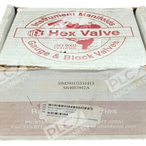 Richard HM591U3331413 - Richard Industries 56522 Stainless Steel Hex Valve HM591U333