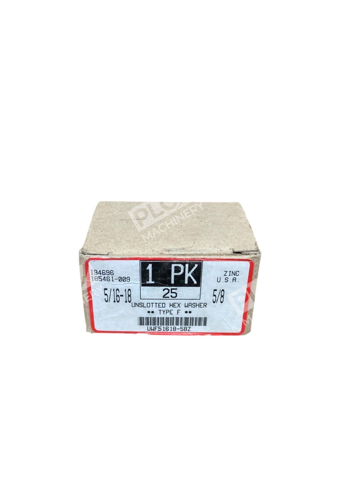I94696 5/16-18 5/8 Unslotted Hex Washer Type F UWF51618-58Z (Box of 25) - Image 7