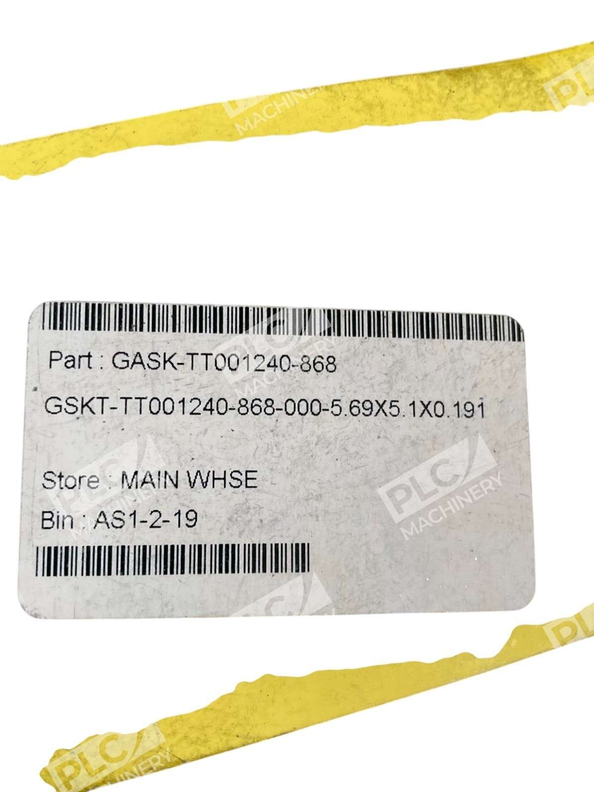 5.69X5.1X0.191 Gasket TT001240-868 - Image 3