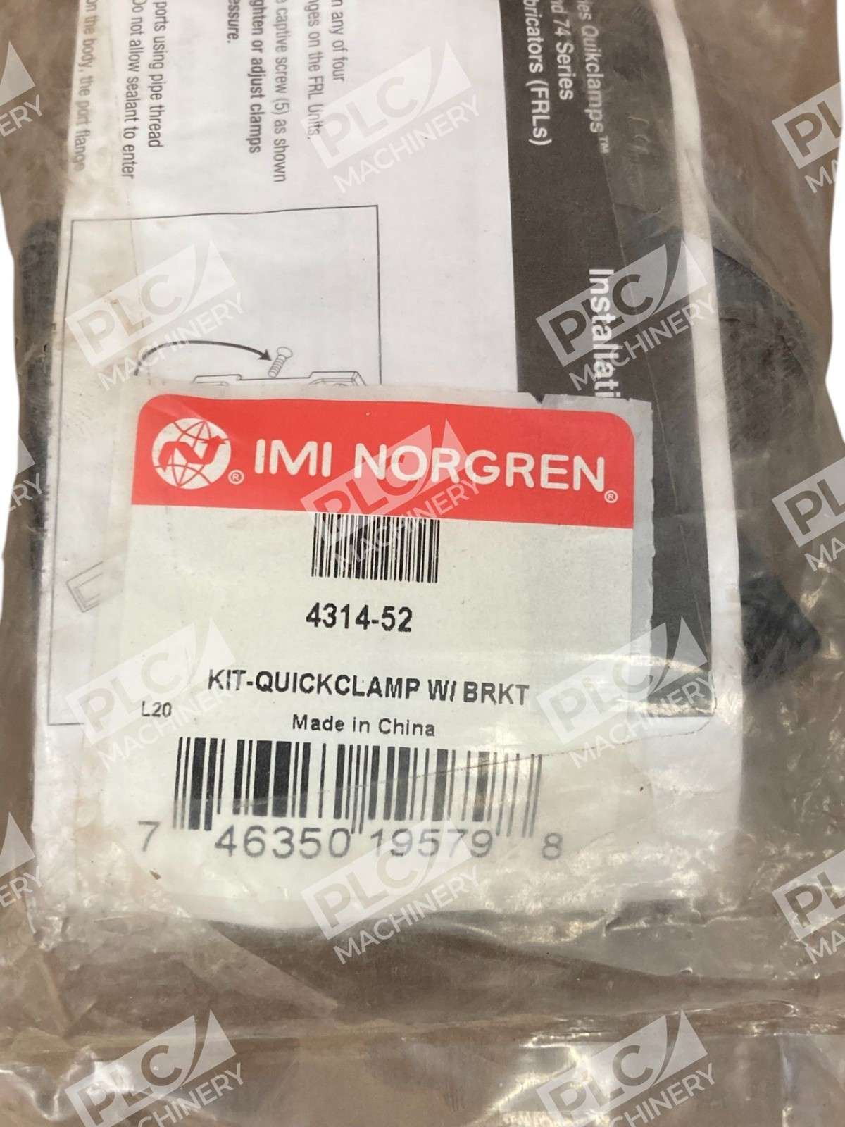 Norgren IMI Quick Clamp W/ Bracket Kit 4314-52 - Image 3