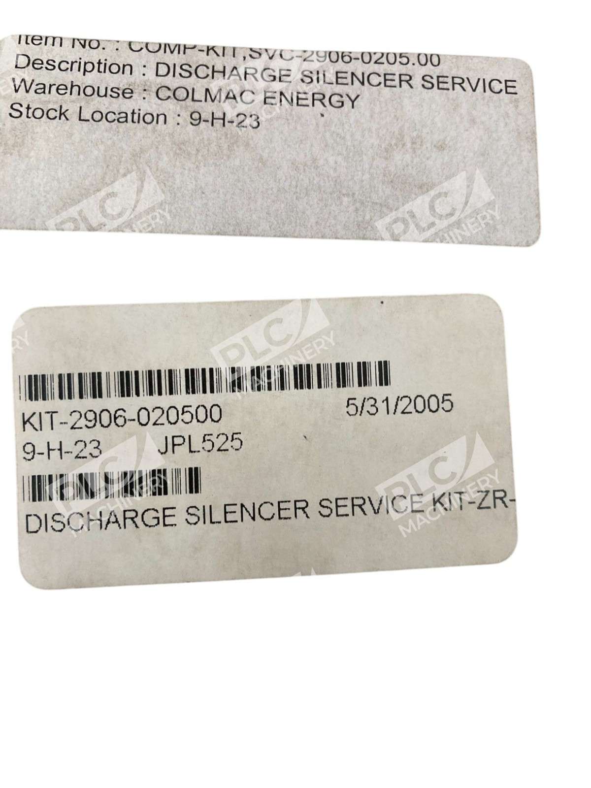 Atlas Copco Partial Discharge Silencer Service Kit 2906-0205-00 - Image 6