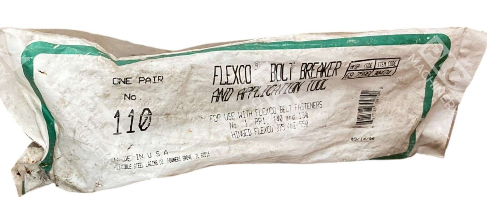 Flexco 30474 - Flexco 69 7598 110 Bolt Breaker And Application Tool One Pai