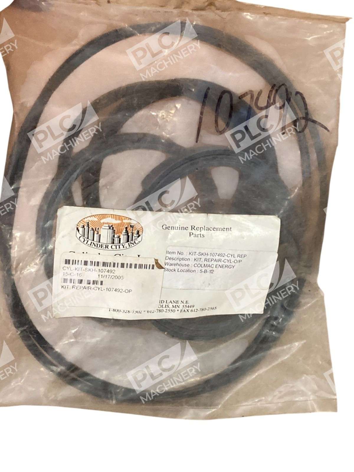 Cylinder City Cylinder Repair Kit 107492 - Image 4