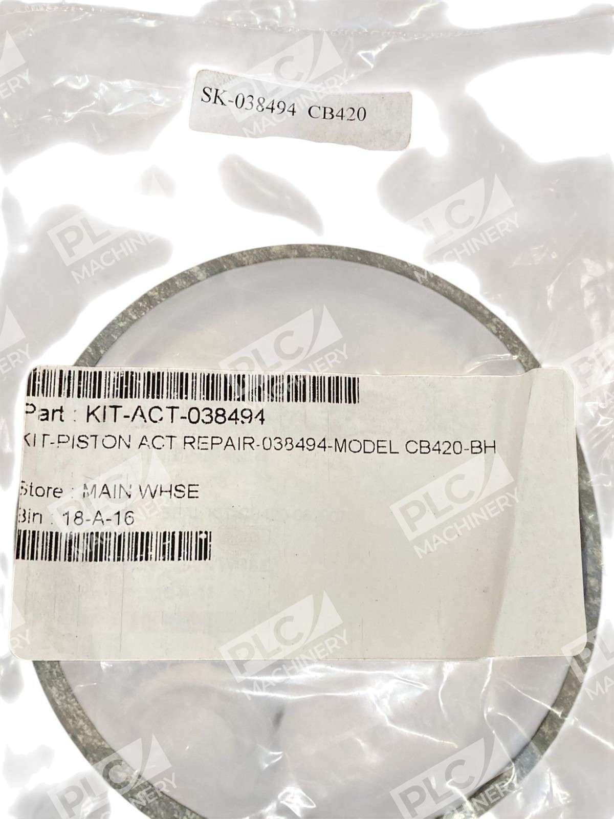 Bettis CB420 Repair Kit Act Piston Seal 038494 - Image 3