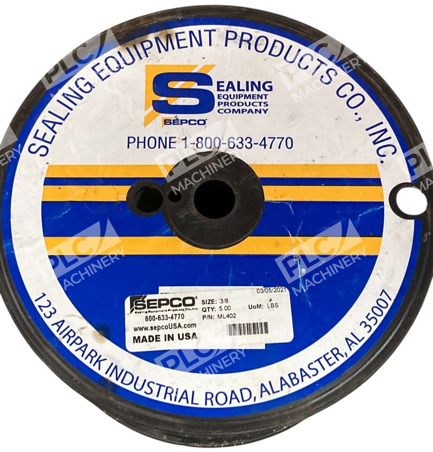 Sepco Sealing Equipment Products 3/8" Compression Packaging ML402 - Image 2