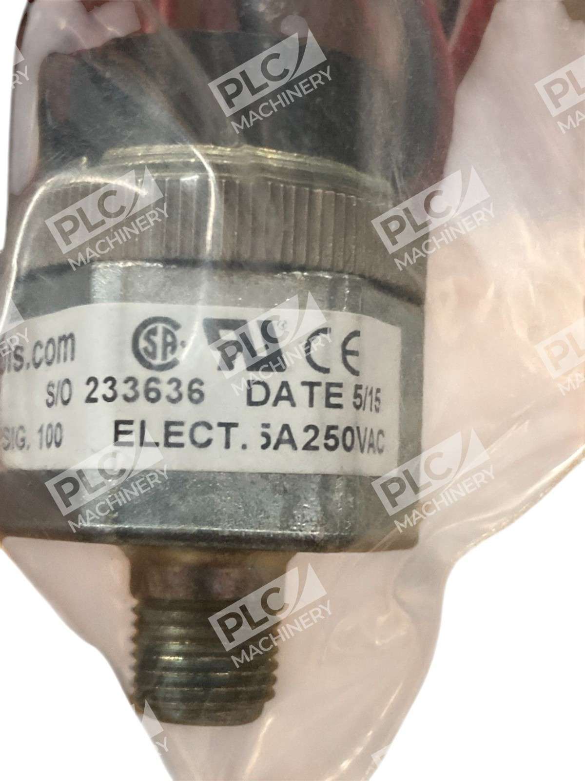 Whitman Controls Corporation 5A 250VAC Adjustable Pressure Switch P119G-10H-C52L - Image 7