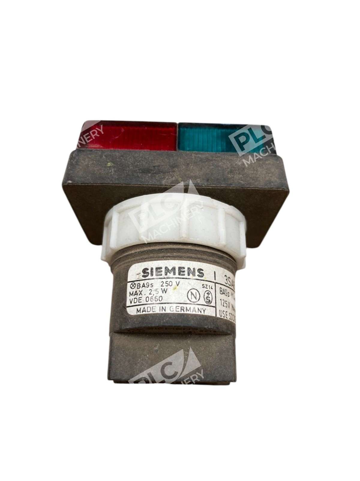 Siemens 3SA8 860-0AA - Siemens BA9s 2.5W 31 Pilot Device Control Button 3SA8 860-0A