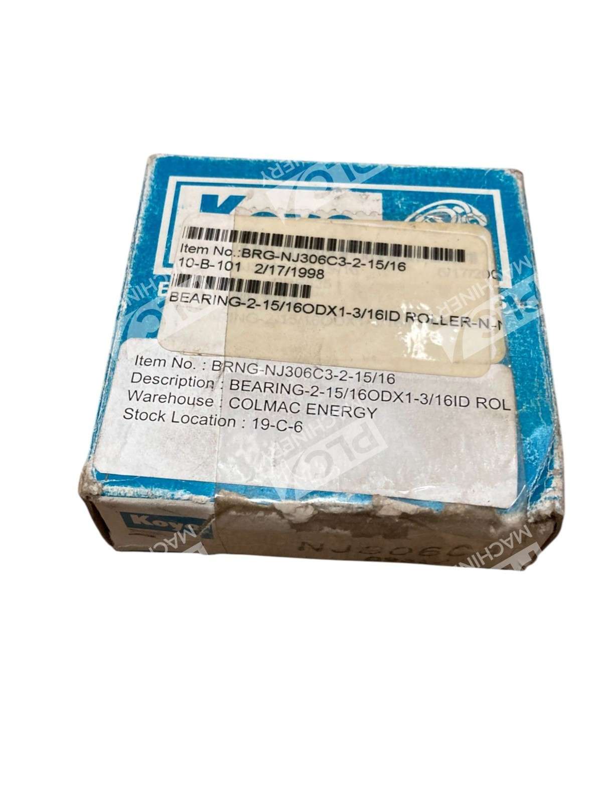 Koyo 2-15/16" Roller Bearing NJ306C3 - Image 7