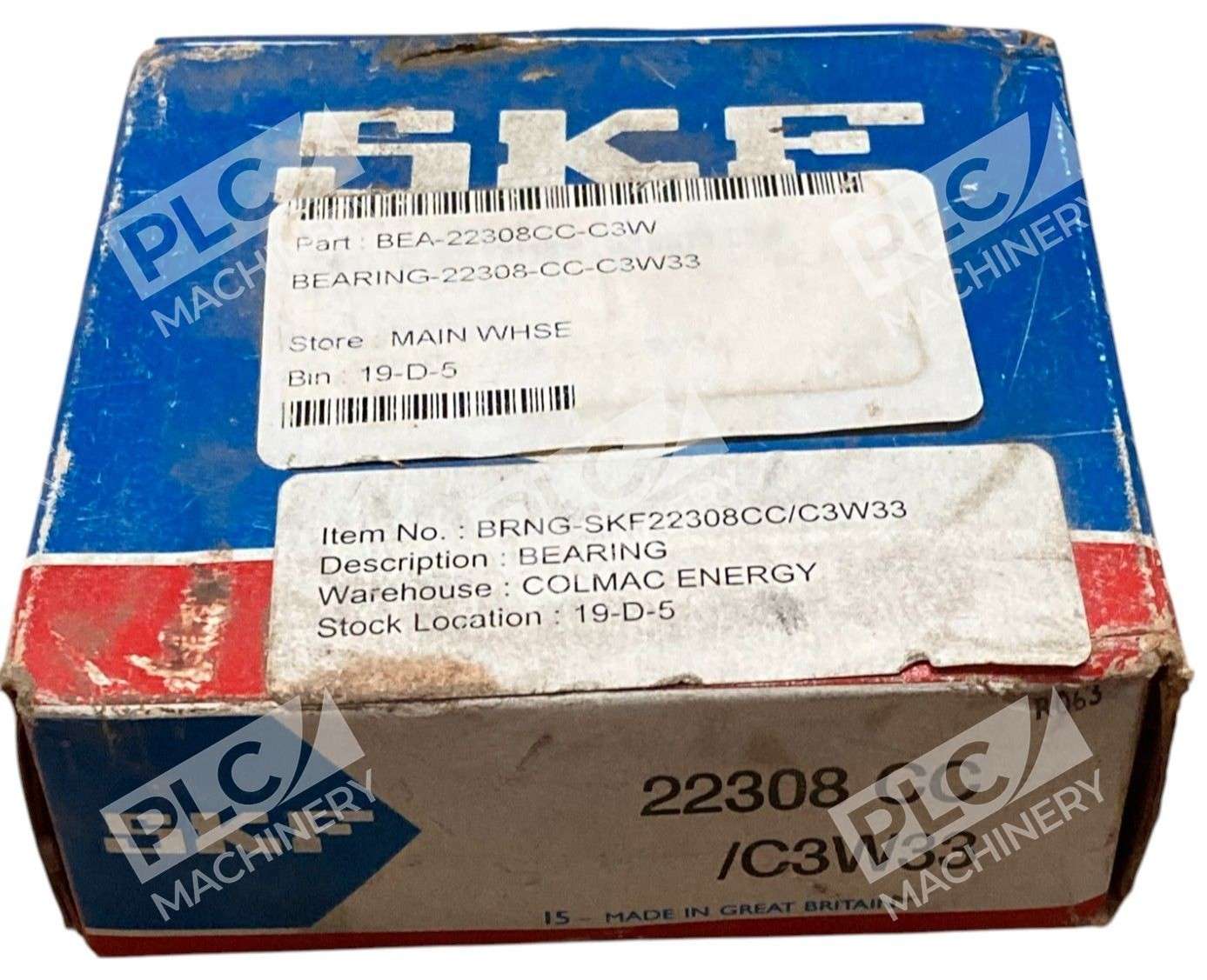 SKF Spherical Roller Ball Bearing 22308 CC/C3W33 - Image 2