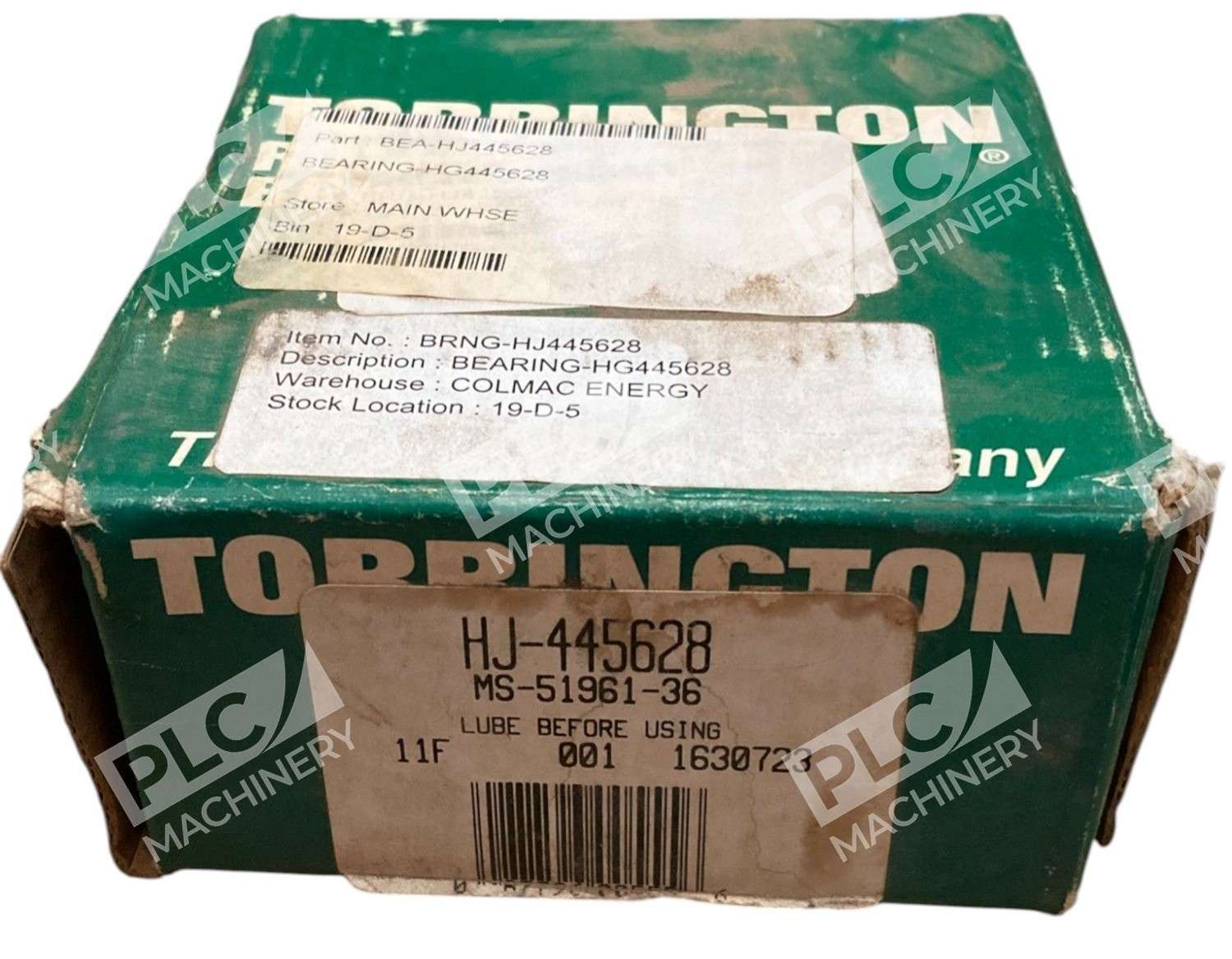 Torrington MS-51961-36 Roller Bearing HJ-445628 - Image 2