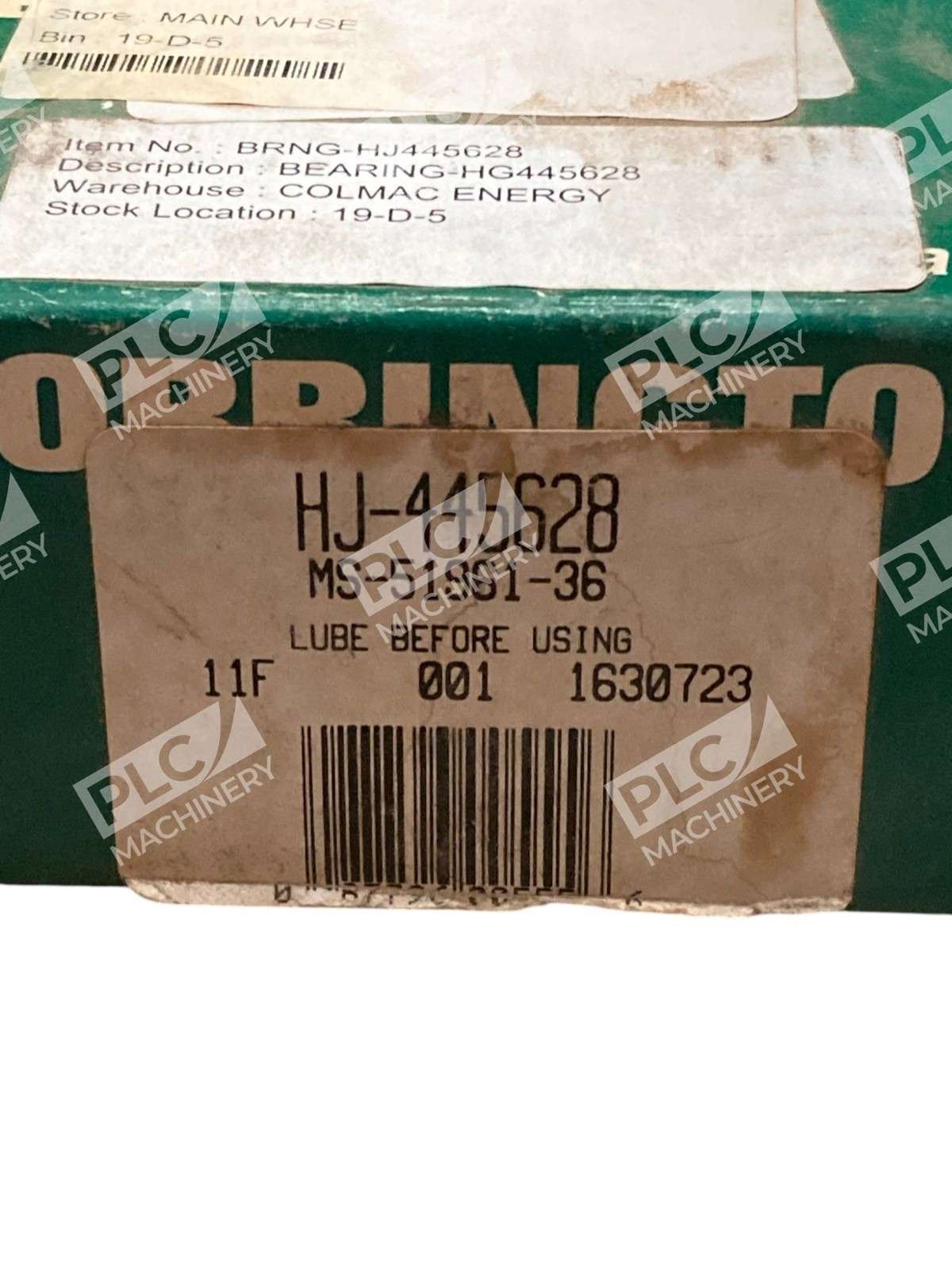 Torrington MS-51961-36 Roller Bearing HJ-445628 - Image 3
