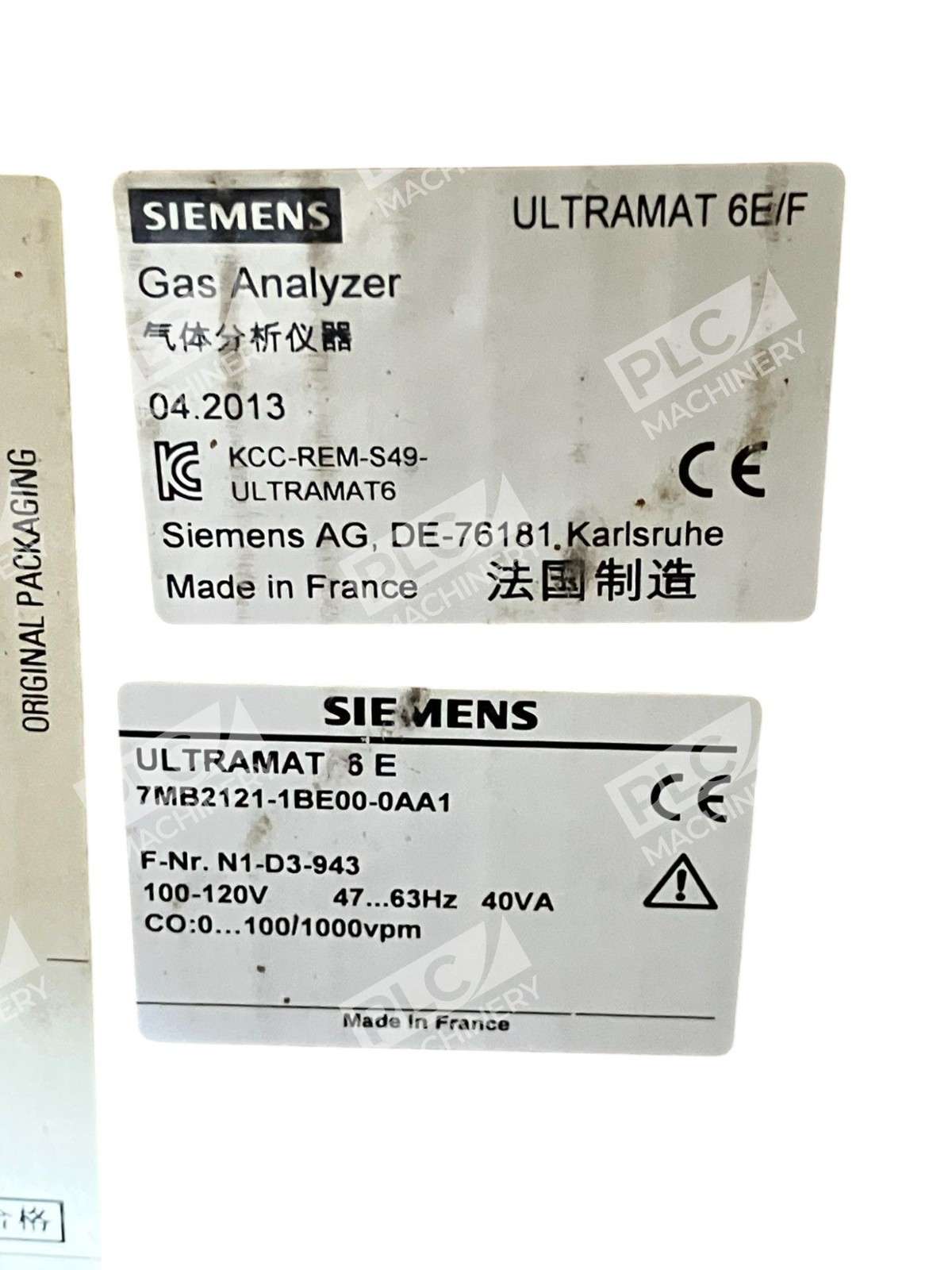 Siemens 7MB2121-1CG00-0AA1 6E One Channel Gas Analyzer 7MB2121-1BE00-0AA1 - Image 4