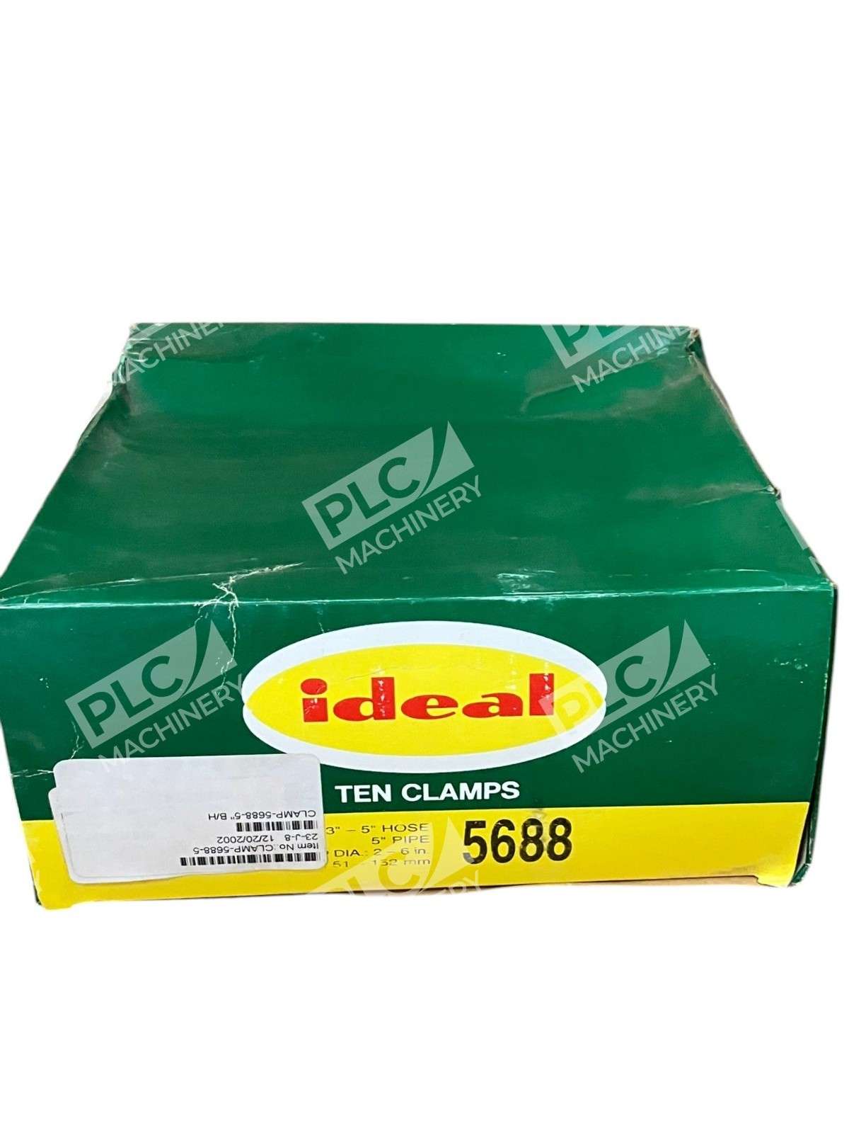 Ideal Fits 3"-5" Hose 5" Pipe Diameter 2-6" Clamp 5688 (2 Boxes of 10) - Image 4