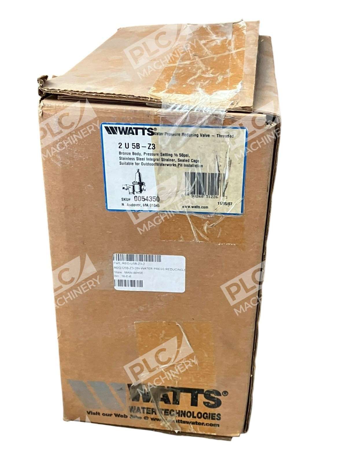 Watts 2 U 5B-Z3 Threaded Water Pressure Reducing Valve 0054350 - Image 2