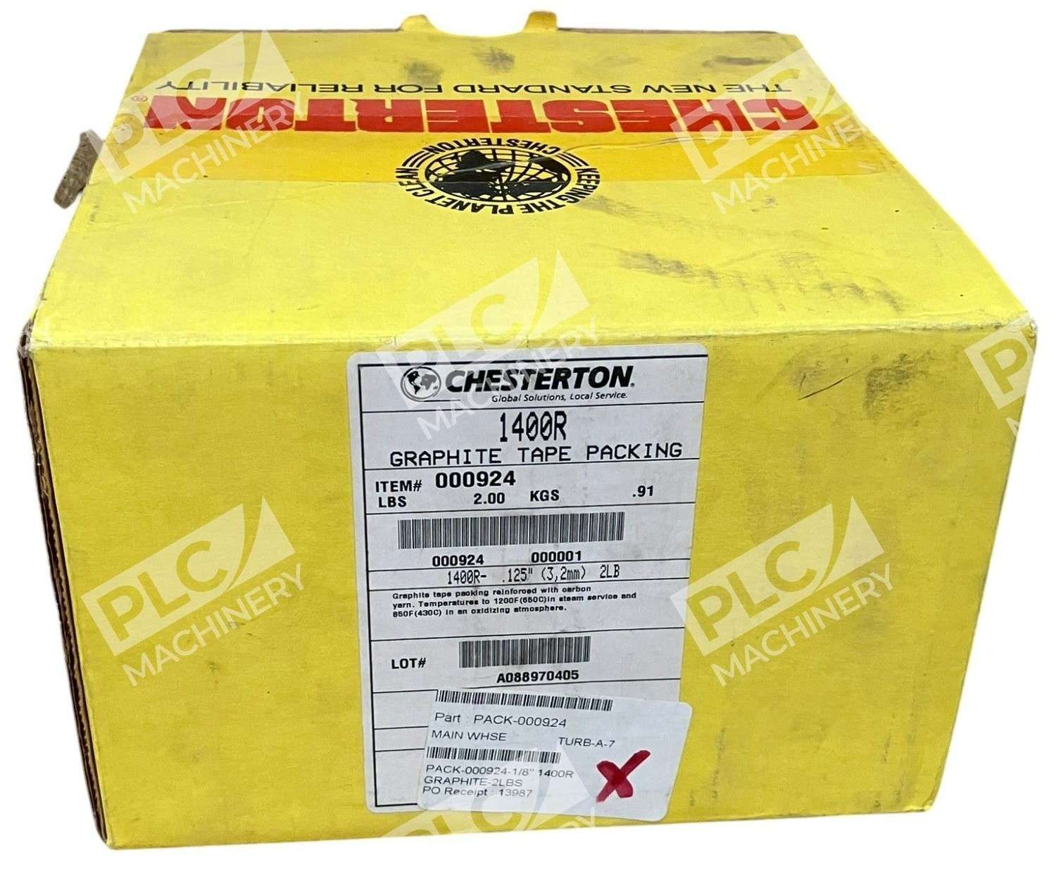 Chesterton 000924 2lb 0.125" Graphite Tape Packing 1400R - Image 2